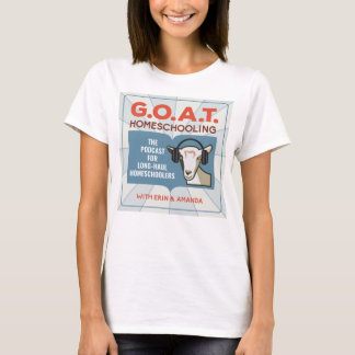 T-shirt Women's Tee - GOAT Podcast pour l'enseignement à d