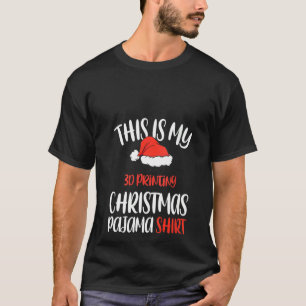 T-shirt Womens This is My 3d Printing Printer Christmas Pa