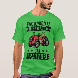 T-shirt Womens Tractor conducteur facilement distrait par