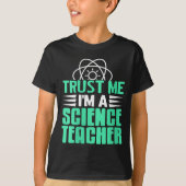 T-shirt Womens Trust Me I’m Science Teacher With Stem Supe (Devant)