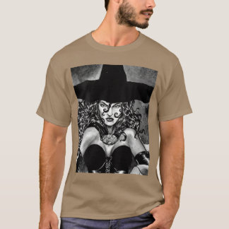 T-shirt Womens WICKED WITCH GOTH GIRL HORROR Witchcraft Il