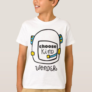 T-shirt Wonder Choose Type - Auggie Choose Kind Space Helm