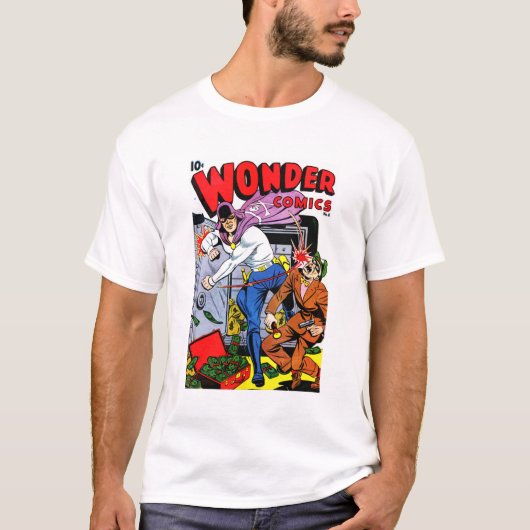 T-shirt Wonder Comics #8 - Faucheuse Grim (Devant)