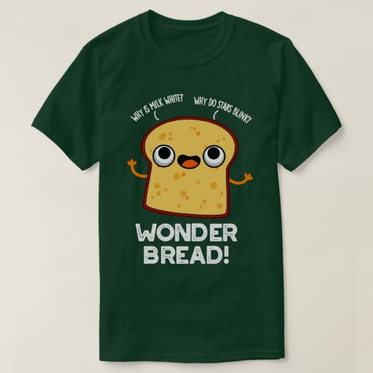 T-shirt Wonder Pread Funny Food Pun (Design devant)