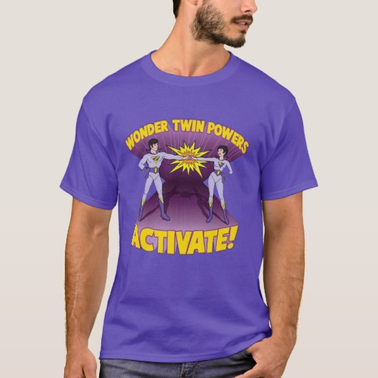 T-shirt Wonder Twins (Devant)
