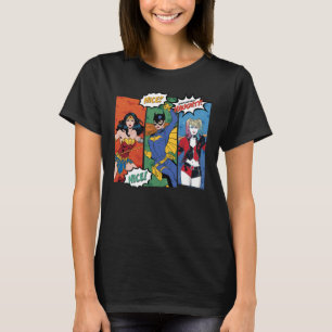 T-shirt Wonder Woman, Batgirl & Harley Quinn Holiday