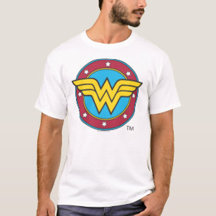 T-shirt Wonder Woman   Circle & Stars Logo