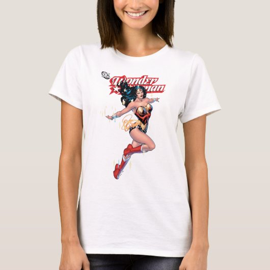 T-shirt Wonder Woman Couverture de bande dessinée (Devant)