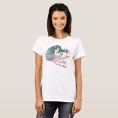 T-shirt Wonder Woman Dolphin and Stripes (Devant entier)