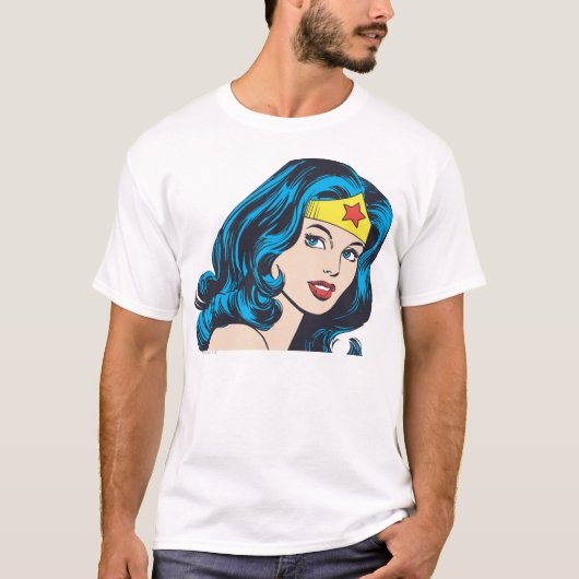 T-shirt Wonder Woman Face (Devant)