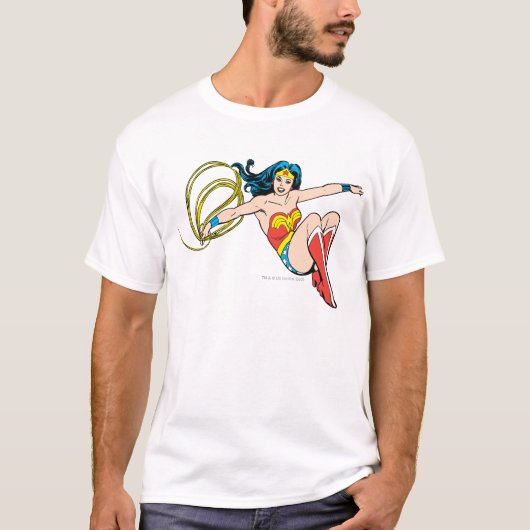 T-shirt Wonder Woman Jumping (Devant)