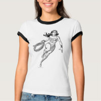 Wonder Woman Lasso noir & blanc