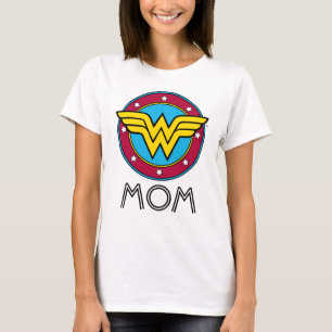 T-shirt Wonder Woman   Logo Circle & Étoiles Personnalisé