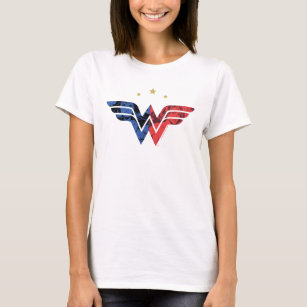 T-shirt Wonder Woman Moderne & Retro Reic Comic Overlay Lo