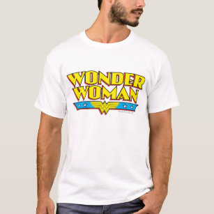 T-shirt Wonder Woman Nom et logo