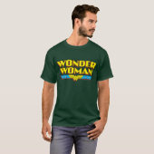 T-shirt Wonder Woman Nom et logo (Devant entier)