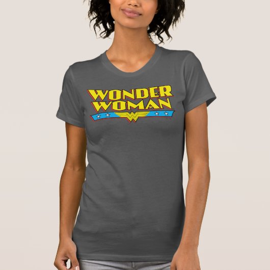 T-shirt Wonder Woman Nom et logo (Devant)