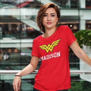 T-shirt Wonder Woman   Nom personnalisé