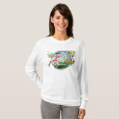 T-shirt Wonder Woman Paradise Island (Devant entier)