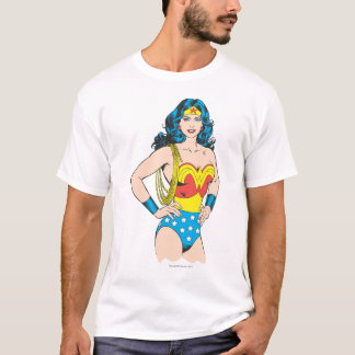 T-shirt Wonder Woman | Pose Vintage avec Lasso