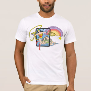T-shirt Wonder Woman Rainbow