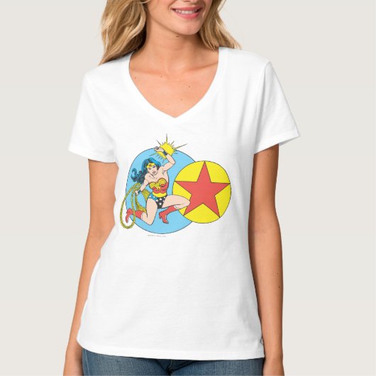 T-shirt Wonder Woman Red Star (Devant)