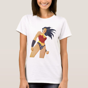 T-shirt Wonder Woman Retro City Sunburst