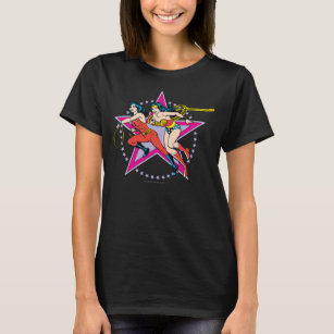 T-shirt Wonder Woman Star Background