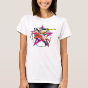 T-shirt Wonder Woman Star Background