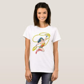 T-shirt Wonder Woman tient Lasso 3 (Devant entier)