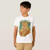 T-shirt wonderful leopard design with a grandiosa charisma (Devant entier)
