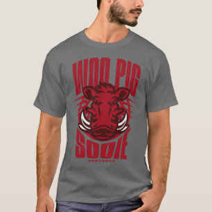 T-shirt Woo Pig Sooie en rouge gras