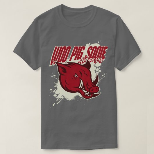 T-shirt Woo Pig Sooie Splash 1 (Design devant)