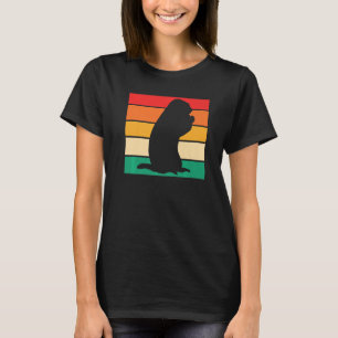 T-shirt Woodchuck Rongeur Groundhog Chuchoteur Rétro Jour