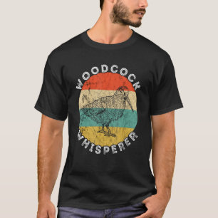 T-shirt Woodcock Whisperer Vintage Retro Hokumpoke Woodcoc