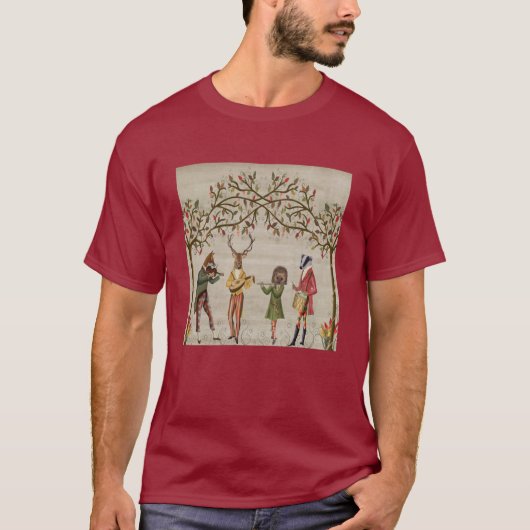 T-shirt Woodland Animaux Minstrel Group (Devant)