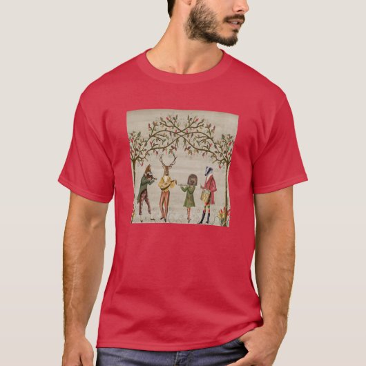 T-shirt Woodland Animaux Minstrel Group (Devant)