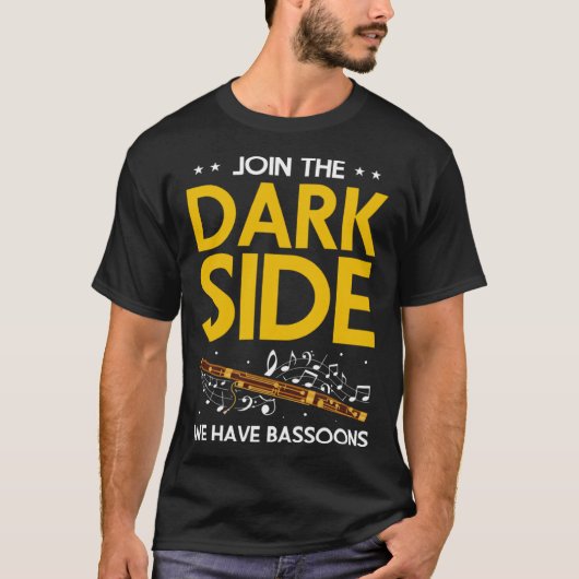 T-shirt Woodwind Instrument Quote for Bassoon Wind Instrum (Devant)