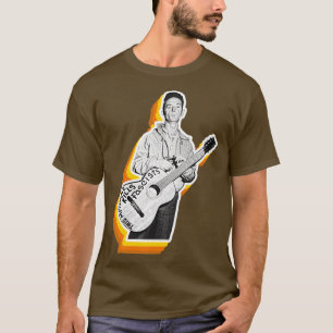 T-shirt Woody Guthrie Retro Fade