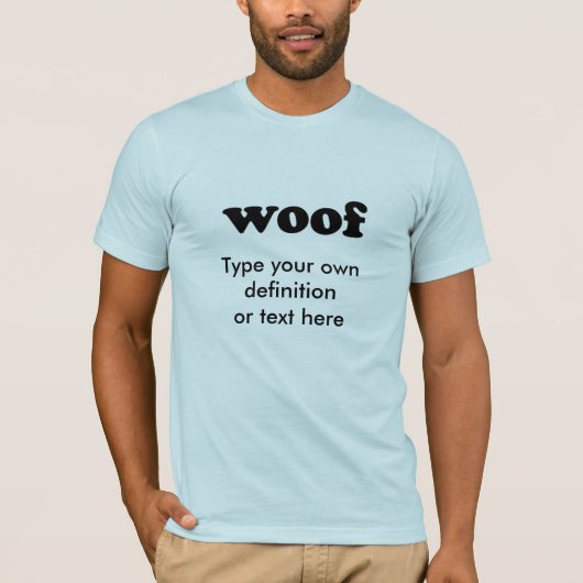 T-SHIRT WOOF (Devant)