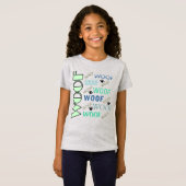 T-Shirt WOOF & WOOF With Pws Girls Tee (Devant entier)