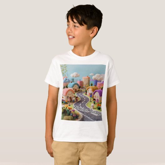 T-shirt Woolen Village  (Devant entier)