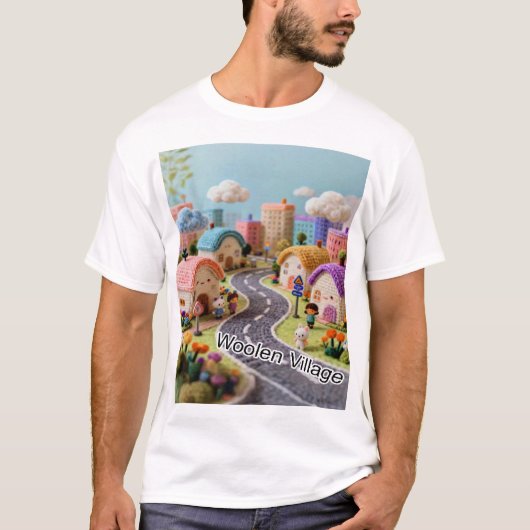 T-shirt Woolen Village  (Devant)