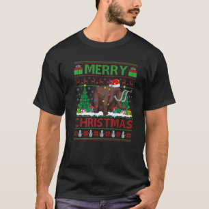 T-shirt Wooly Lover Xmas Éclairage Père Noël laine laide l