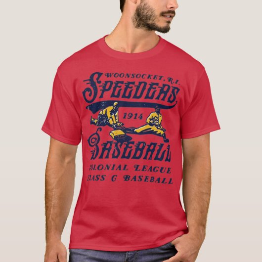 T-shirt Woonsocket Speeders - Rhode Island - Vintage Defun (Devant)
