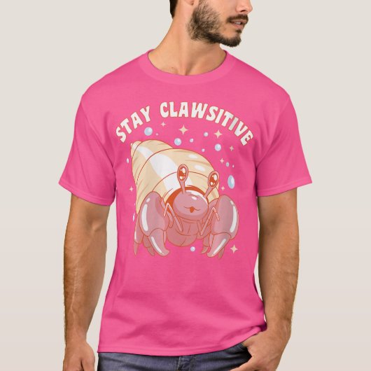 T-shirt Woony Hermit Crabe Reste Clawsitive Hermit Crabe (Devant)