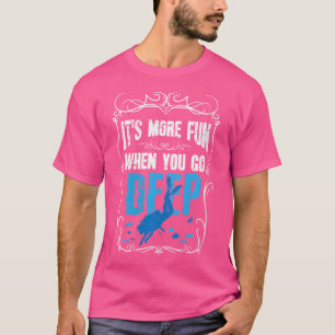 T-shirt Woony Scuba Diver Plus Amusant Quand Vous Allez De
