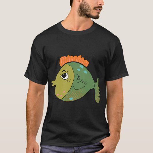 T-shirt Wooples le Poisson Tropical (Devant)