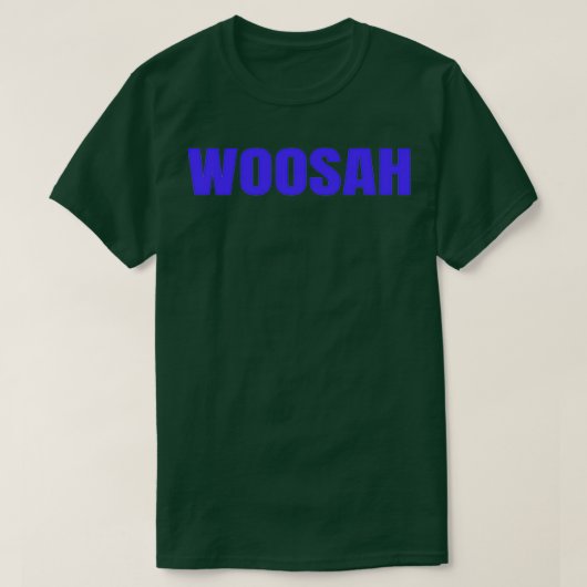 T-shirt Woosah Calm Zen Yoga Exhale Gear (Design devant)