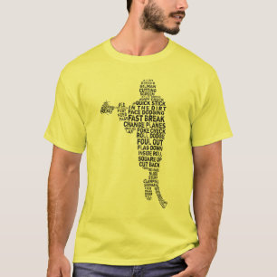 T-shirt Word Art Lacrosse Player